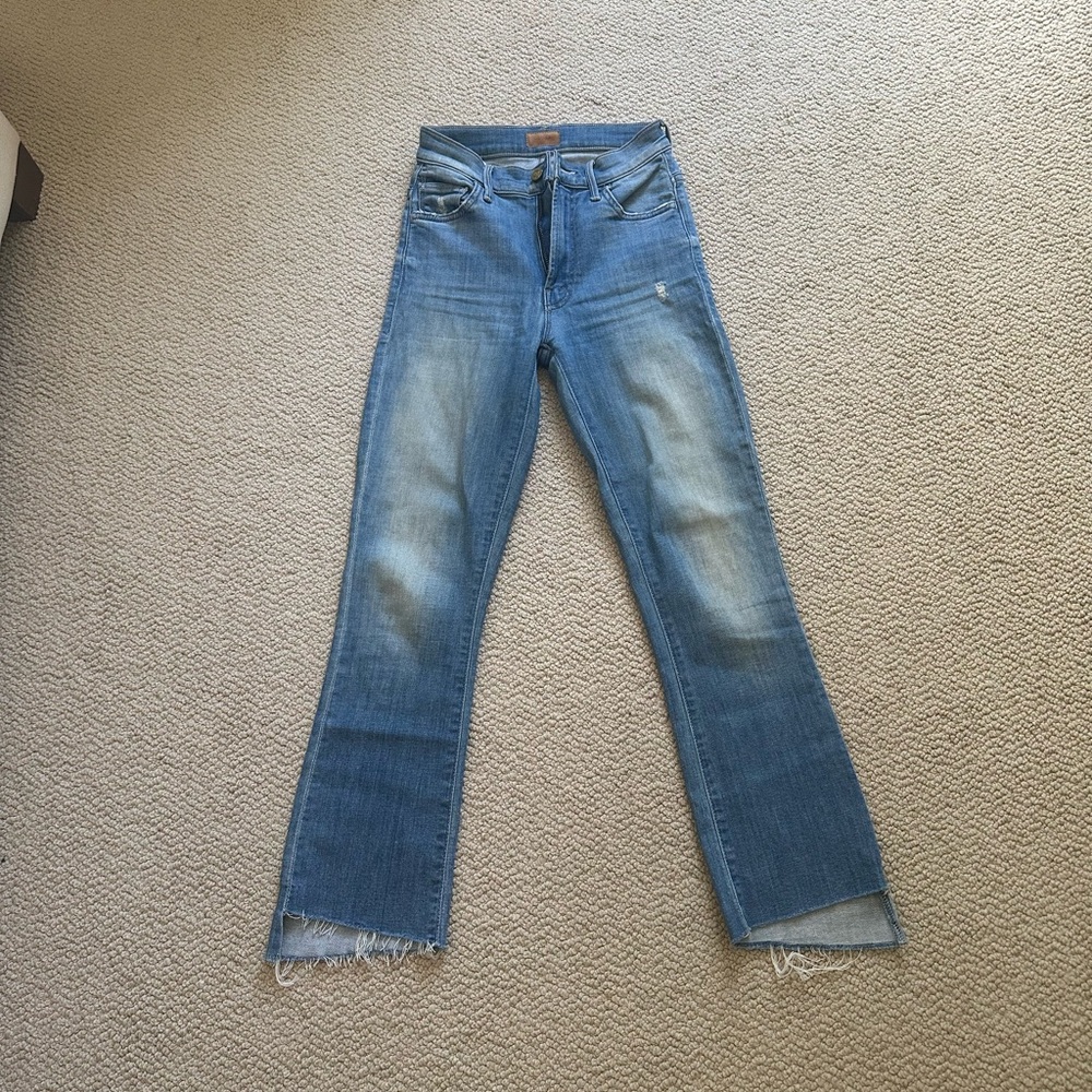 Mother Denim the Insider Crop Step Fry